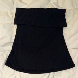 Abercrombie & Fitch Black Strapless Top